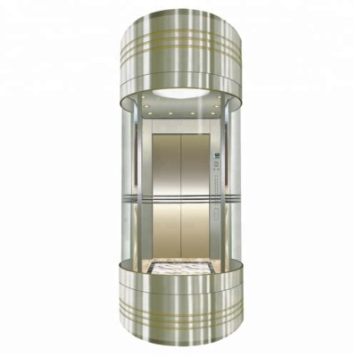 High Quality  mini glass sightseeing elevator