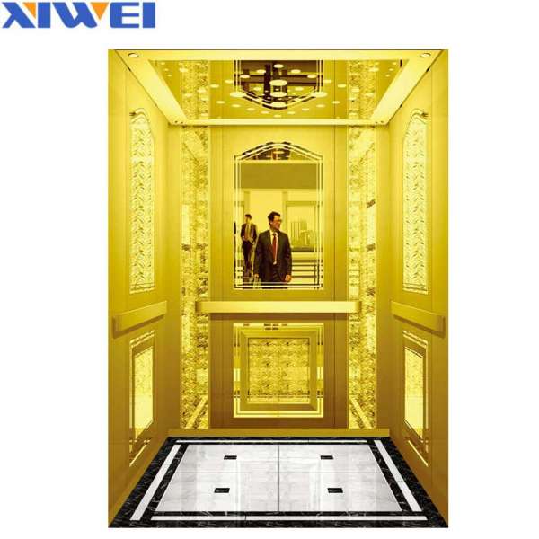 XIWEI Brand Small Gearless Traction Machine Type Villa Elevator